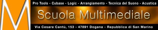 scuola multimediale pro tools cubase logic acustica arrangiamento tecnica del suono picciafuochi